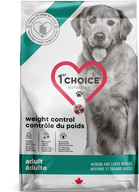 1st Choice Chien Adulte Nourriture Sèche Contrôle Du Poids Moyenne Et Grande Race Au Poulet