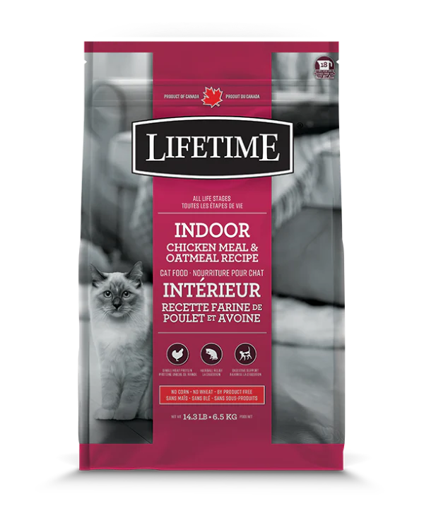 Lifetime - Chat d'Intérieur - Poulet et Avoine