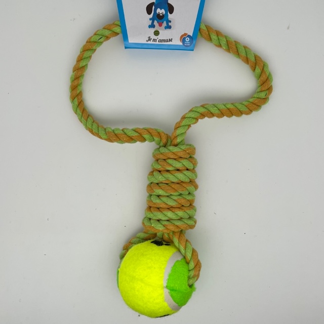 Corde avec balle de tennis