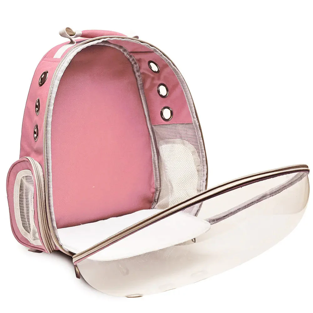 Sac Rose Vision Clair avec Aérations Multiples pour Chat Urbain – Image 6