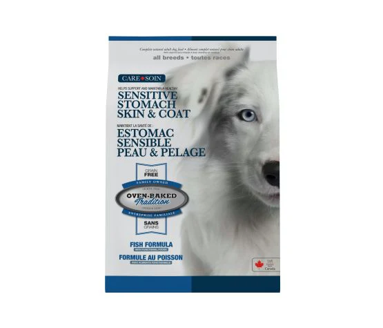 Oven-Baked - Soins - Peau et Estomac Sensibles - Poisson - Sans Grains - Adulte - Toutes Races - Chien