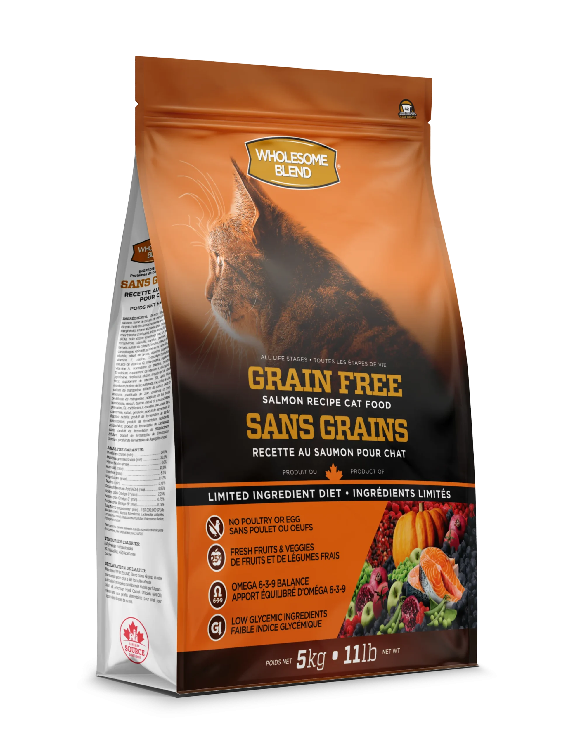 Wholesome Blend - Chat - Sans Grains - Saumon à Ingrédients Limités